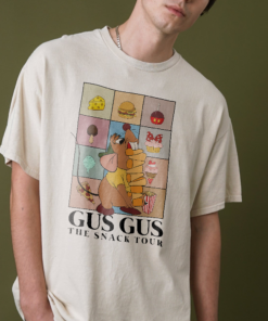 Gus Gus The Snack Tour T-Shirt, Mouse Friends Shirt, Snack Shirt, Gus Gus T-Shirt