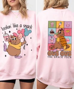 Two Sided Gus Gus Looking Like A Snack Shirt, Gus Mouse The Snack Tour T-shirt, Food Wine Festival 2025