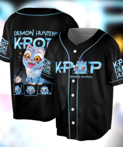 Demon Hunter Tiger Baseball Jersey, Derpy the Tiger And Bird Demon Hunter Tiger Jersey, Hunters Tiger fan