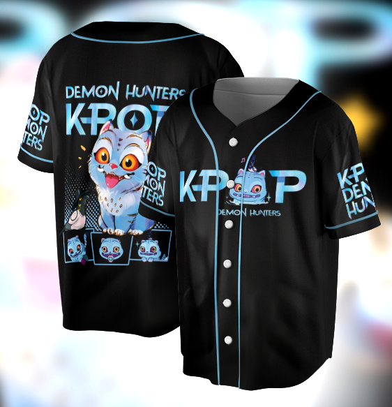 Demon Hunter Tiger Baseball Jersey, Derpy the Tiger And Bird Demon Hunter Tiger Jersey, Hunters Tiger fan