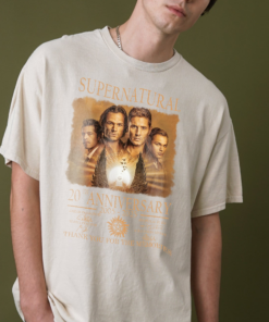 Alternative view of Supernatural Shirt, Supernatural 20Th Anniversary 2005-2025 Sweatshirt, Dean Winchester T-Shirt, Winchester Brothers Tee, Sam And Dean Fan