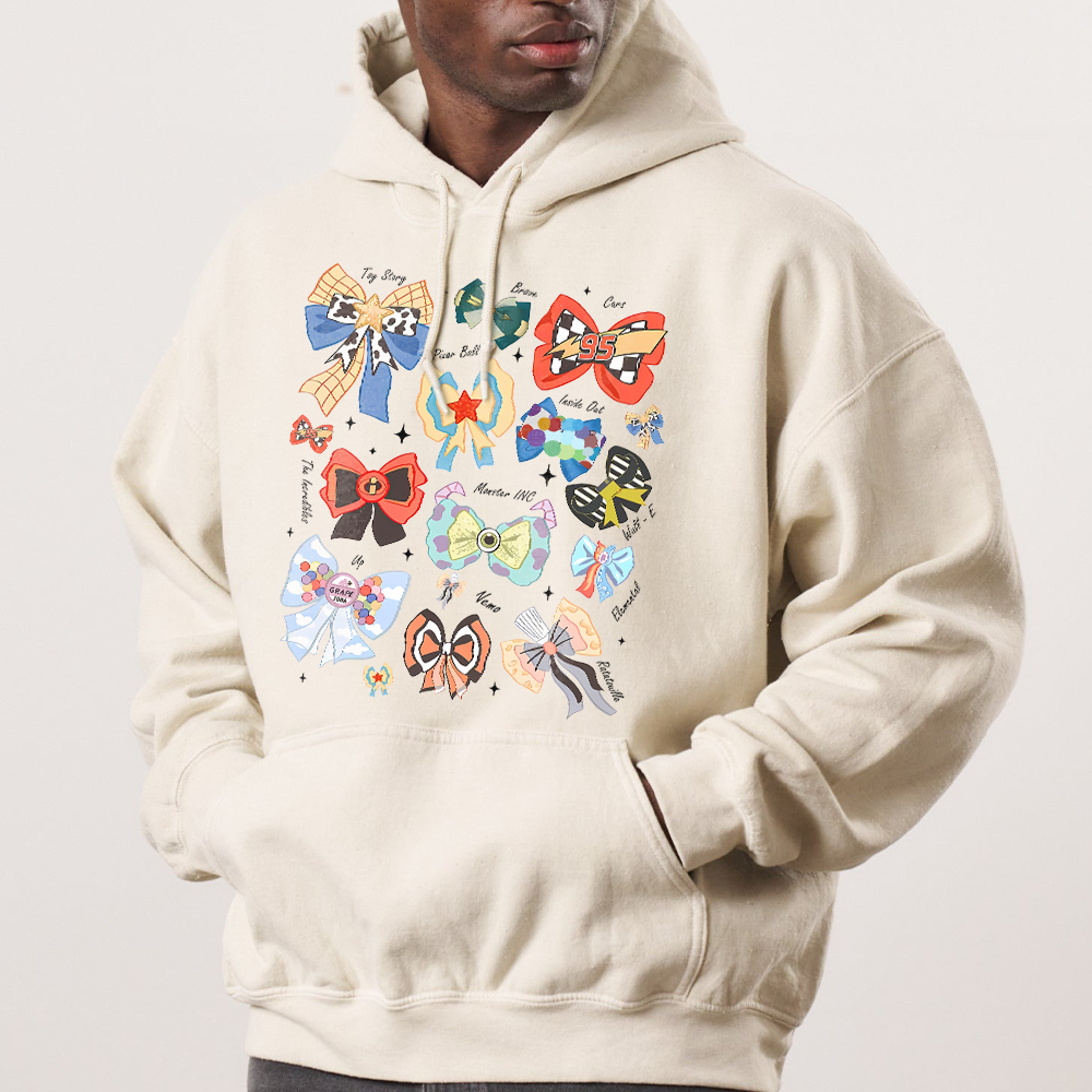 Coquette Bows Watercolor Pixar Movies T-shirt, Inside Out, Monster Inc, Toy Story Land Tee, Cars, Pixar Fest , Disneyland Resort Family Trip - Image 5