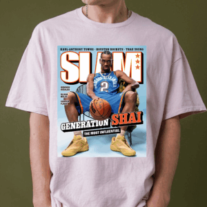 Shai Gilgeous-Alexander 'Generation Shai' SLAM Magazine T-Shirt, Shai Gilgeous-Alexander SGA Sweatshirt, Oklahoma City Thunder Okc NBA SLAM Cover T-Shirt