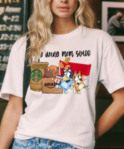 Alternative view of Bluey Mom T-Shirt, Busy Doing Mom Stuff Sweatshirt, Mother's Day Bluey Gift for Moms, Funny Mom Shirt, Bluey Mama Tee, Gift for Bluey Fans