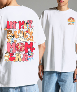 In My Bluey Mom Era Unisex T-Shirt, Bluey Mom Era Retro T-Shirt - Funny Mom