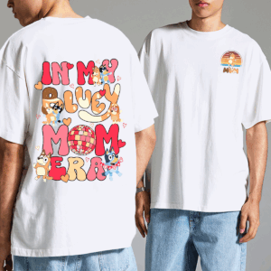 In My Bluey Mom Era Unisex T-Shirt, Bluey Mom Era Retro T-Shirt - Funny Mom