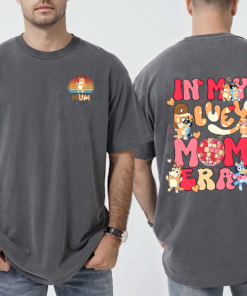 Alternative view of In My Bluey Mom Era Unisex T-Shirt, Bluey Mom Era Retro T-Shirt - Funny Mom