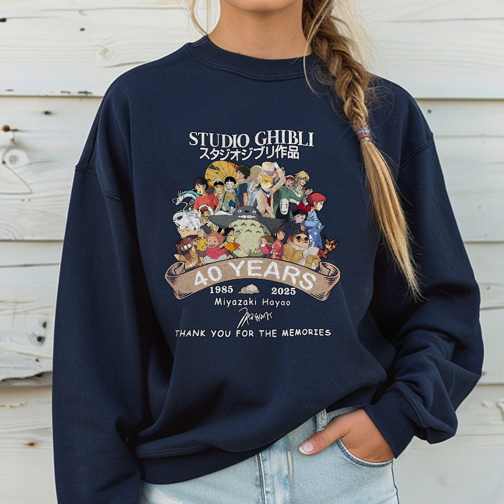 Spirited Away Studio Ghibli Hayao Miyazaki Shirt, Ghibli My Neighbor Totoro Sweatshirt, Howl's Moving Castle Hoodie, Bella Canvas shirt - Image 5