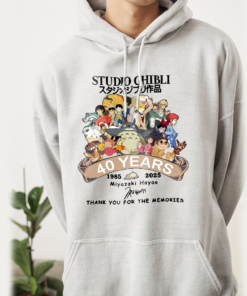 Alternative view of Spirited Away Studio Ghibli Hayao Miyazaki Shirt, Ghibli My Neighbor Totoro Sweatshirt, Howl's Moving Castle Hoodie, Bella Canvas shirt