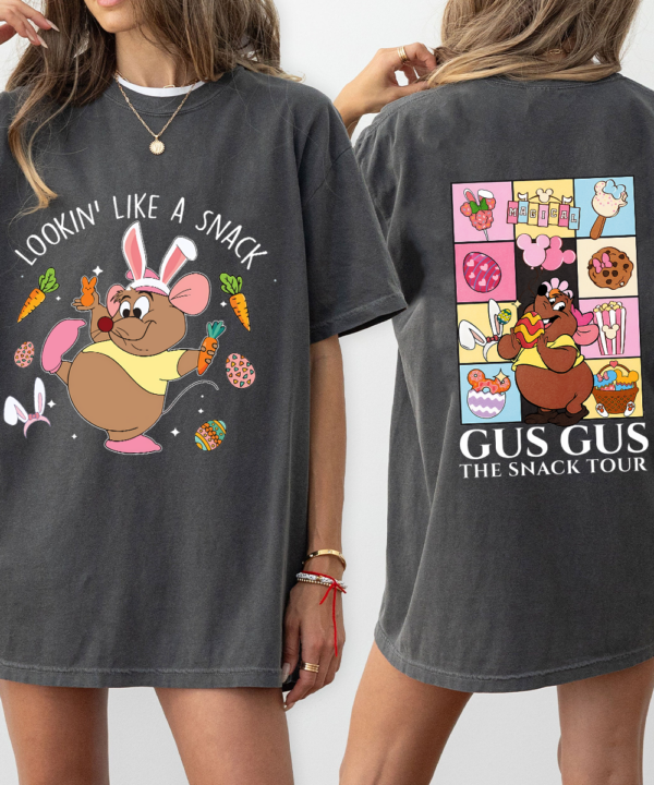 Alternative view of Lookin' Like A Snack Easter T-shirt, Gus Gus Easter Day Tee, Easter Eggs T-Shirt, Easter Bunny Ears Sweater, Easter Mouse Sweatshirt