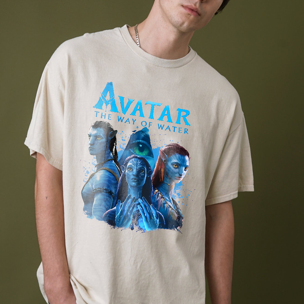 Vintage Avatar T-Shirt, Pandora National Park Shirt, Animal Kingdom T-shirt, Pandora T Shirt, The Way of Water Tee Jake Sully and Neytiri - Image 5