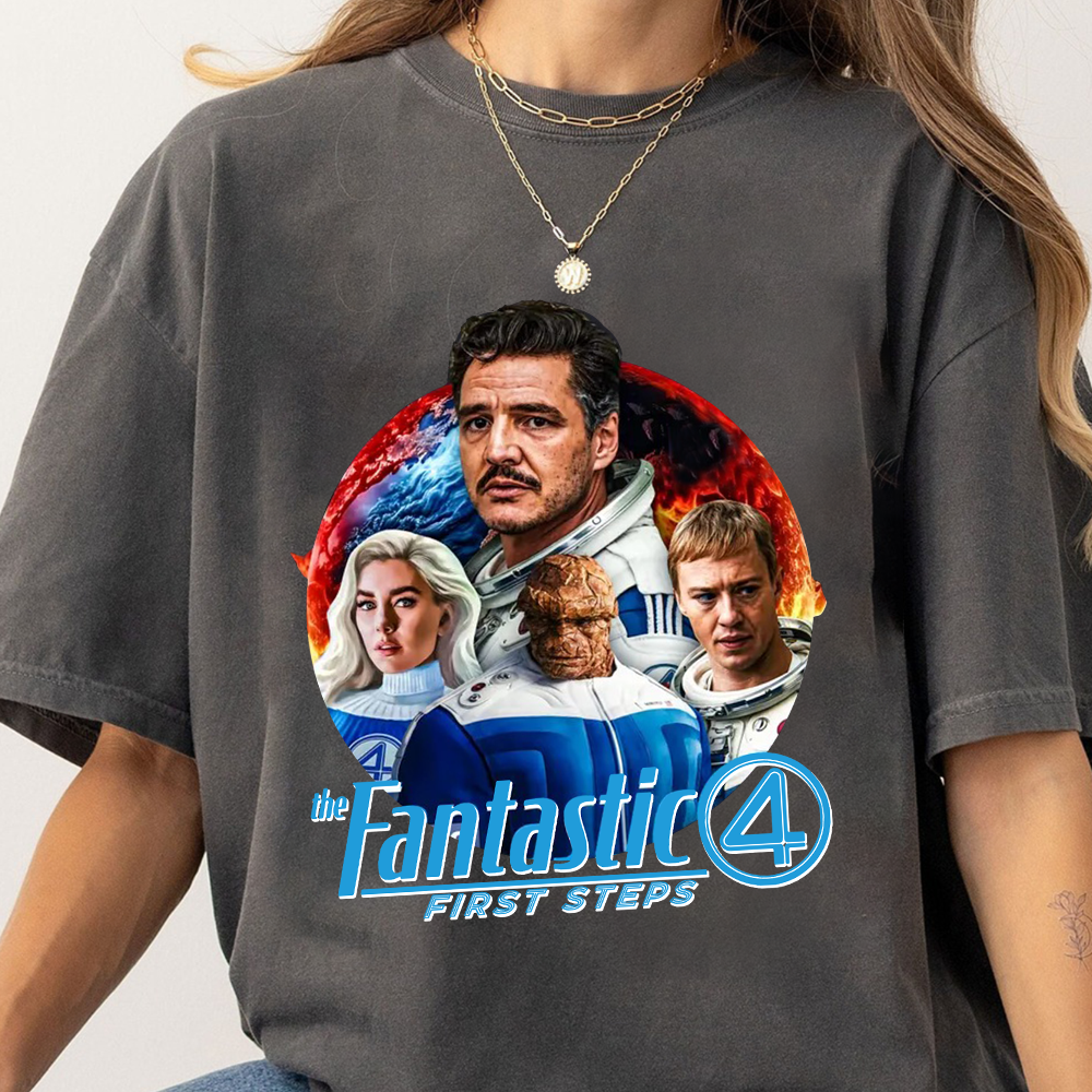 Fantastic 4 First Steps T-Shirt, Inspired Family Tee