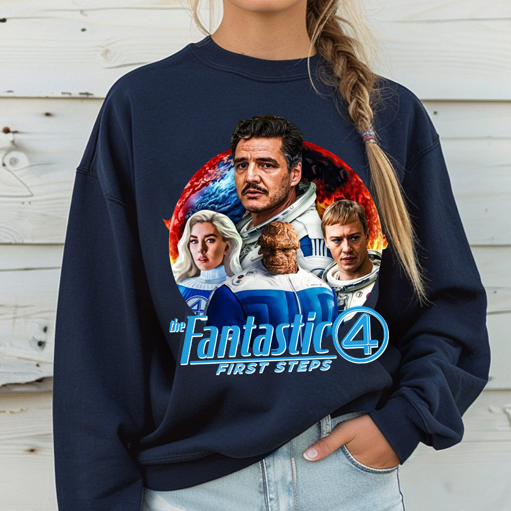 Fantastic 4 First Steps T-Shirt, Inspired Family Tee - Image 2