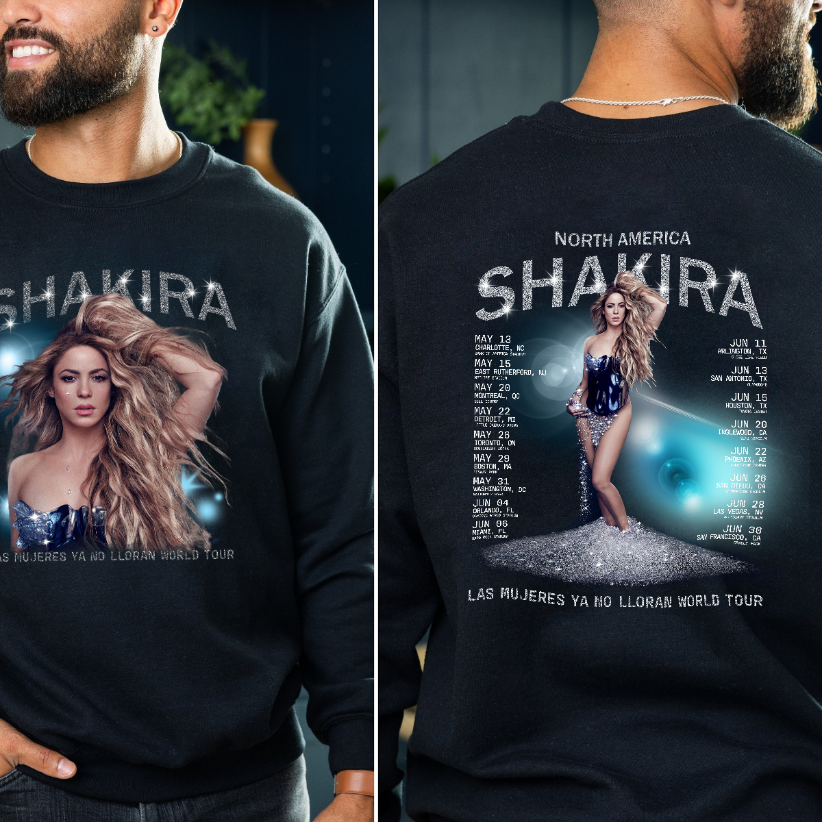 Shakira 2025 Concert Shirt, Las Mujeres Ya No Lloran World Tour Shirt, LMYNL, Shakira Fan Shirt - Image 4