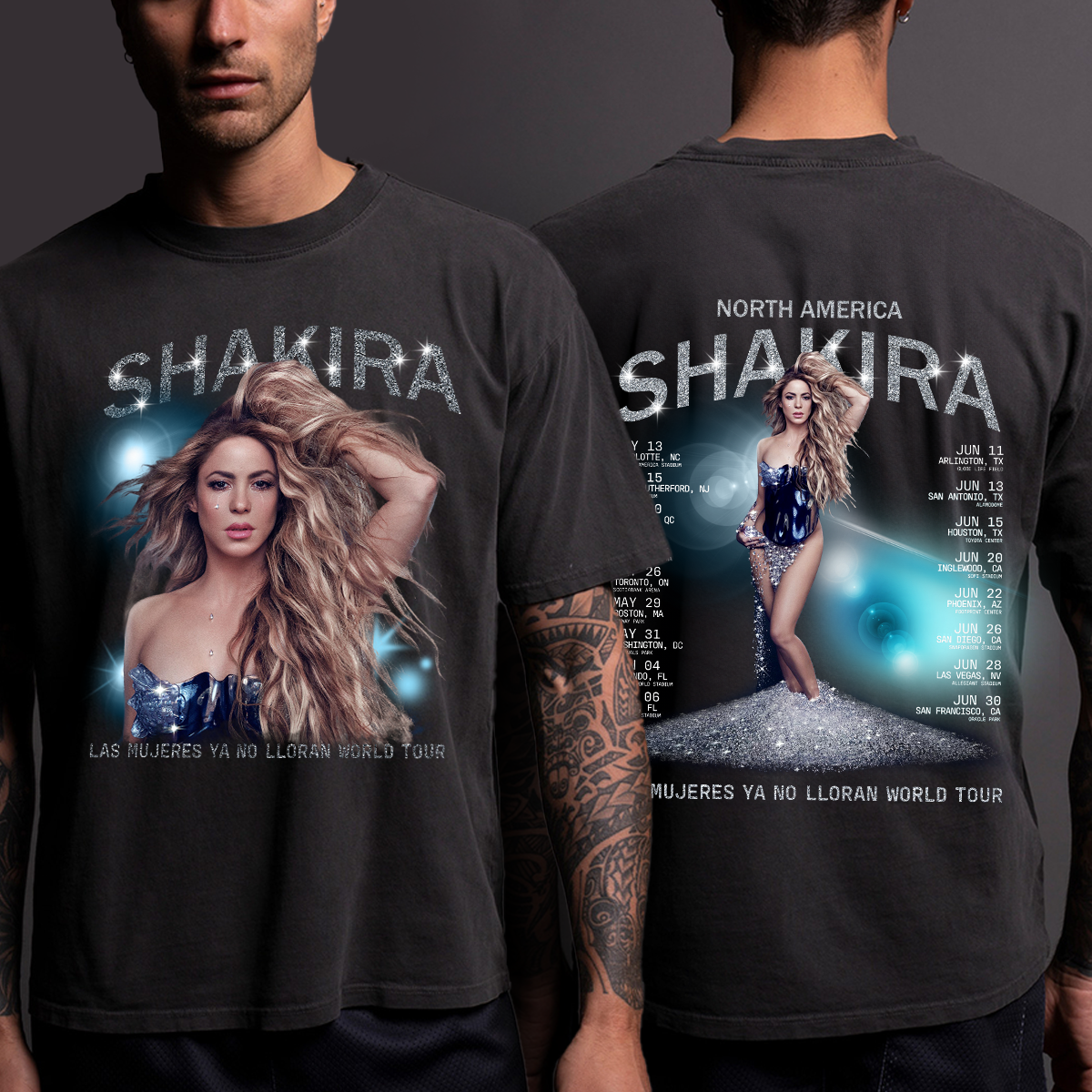 Shakira 2025 Concert Shirt, Las Mujeres Ya No Lloran World Tour Shirt, LMYNL, Shakira Fan Shirt - Image 2