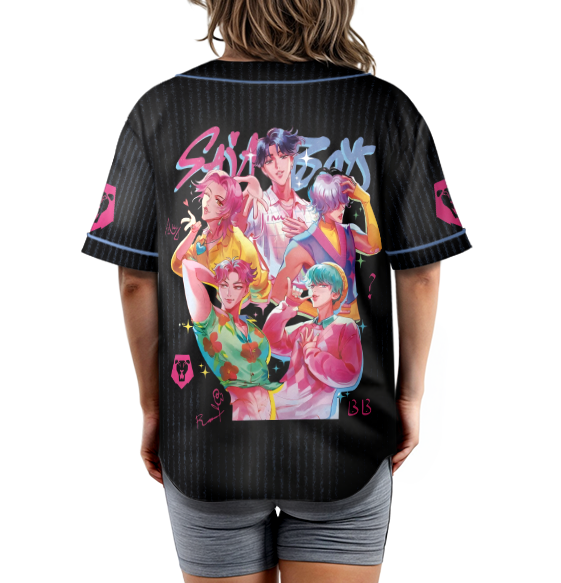 Kpop Saja Boys Baseball Jersey, Hunters Tee, Demon Hunters Merch - Image 6