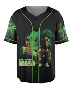 Alternative view of YoungBoy Masa Tour Basball Jersey, Finest Rap Song, Make America Slime Again Tour Shirt Hip Hop Rap Graphic 90s Tee, Never Broke Again