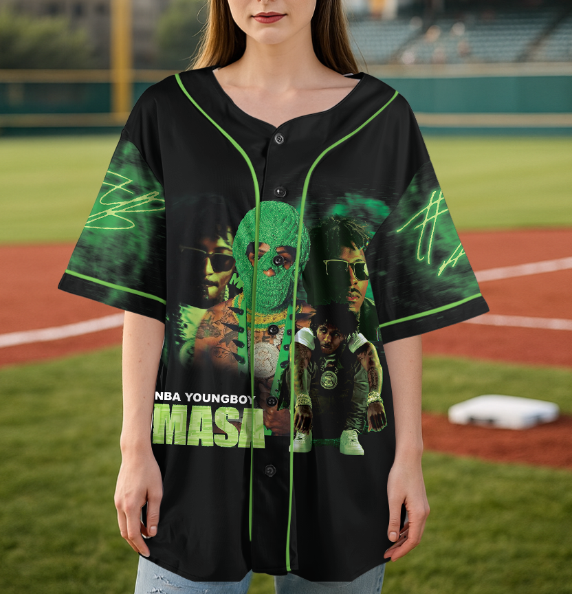 YoungBoy Masa Tour Basball Jersey, Finest Rap Song, Make America Slime Again Tour Shirt Hip Hop Rap Graphic 90s Tee, Never Broke Again - Image 4