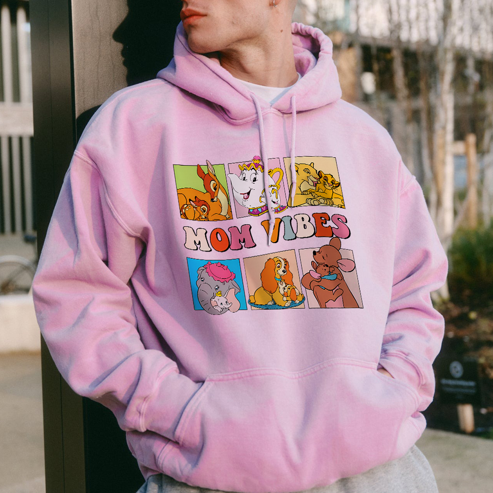 Vintage Disnney Mom Vibe Portrait Shirt,Queen Sarabi Duchess Perdita Kanga Mrs. Jumbo Mom T-Shirt, Best Mom Ever, Mother's Day - Image 4