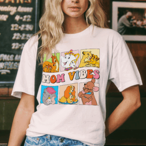 Vintage Disnney Mom Vibe Portrait Shirt,Queen Sarabi Duchess Perdita Kanga Mrs. Jumbo Mom T-Shirt, Best Mom Ever, Mother's Day