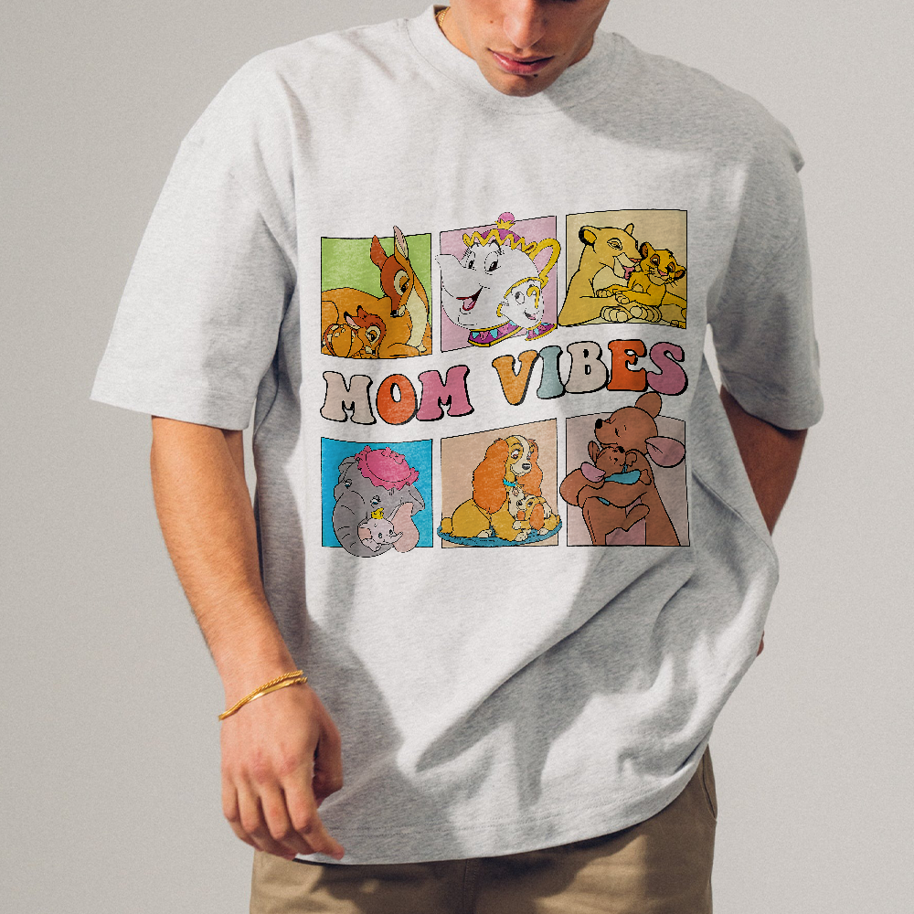 Vintage Disnney Mom Vibe Portrait Shirt,Queen Sarabi Duchess Perdita Kanga Mrs. Jumbo Mom T-Shirt, Best Mom Ever, Mother's Day - Image 5