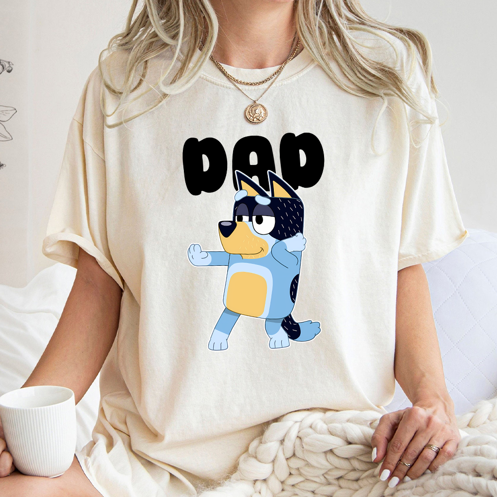 Custom Bluey Birthday Shirt, Bluey It's My Birthday T-Shirt, Custom Name Bluey Birthday Sweatshirt - Image 6