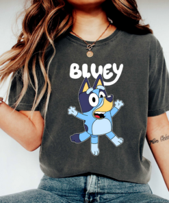 Alternative view of Custom Bluey Birthday Shirt, Bluey It's My Birthday T-Shirt, Custom Name Bluey Birthday Sweatshirt