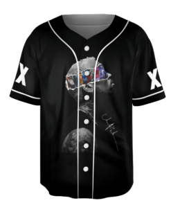 Alternative view of Chris Brown Inspired Baseball Jersey