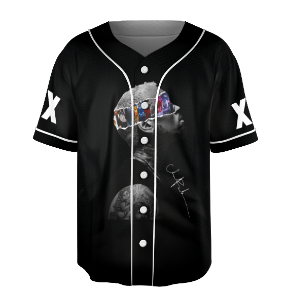 Chris Brown Inspired Baseball Jersey - Image 2