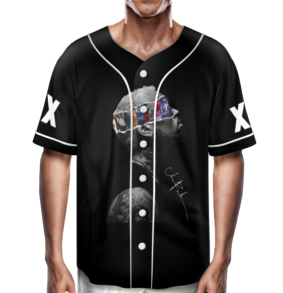 Chris Brown Inspired Baseball Jersey - Image 3