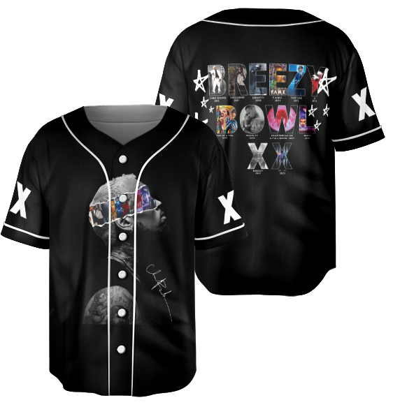 Chris Brown Inspired Baseball Jersey - Image 6
