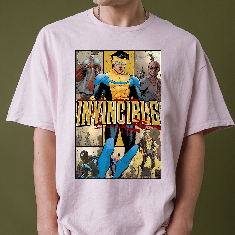 Limited Invincible Mark Superhero T Shirt, Graphic Tee, Superhero Costume, Comic Book Fan Gift - Image 4