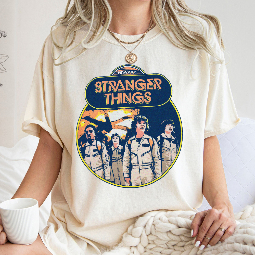 Stranger Things Sweatshirt, Vintage Stranger Things Shirt, Strannger Characters All Team Hoodie