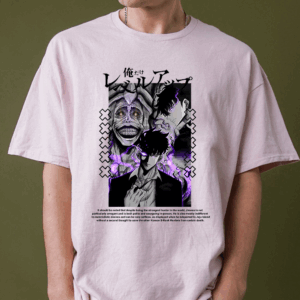 Solo Leveling Anime Shirt, Minimalist Jinwoo Tee, Shadow Monarch Anime T-Shirt, Webtoon Gift, Crunchyroll Anime Merch