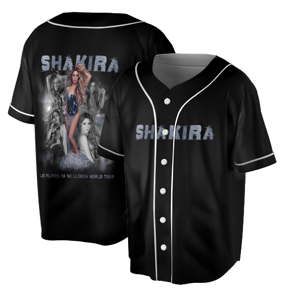 Las Mujeres Ya No Lloran Shakira 2025 Tour Baseball Jersey, Shakira 2025 Concert Jersey, Las Mujeres Facturan - Image 3