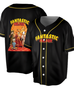 Alternative view of Fantastic Mr. Fox Original Art Baseball Jersey