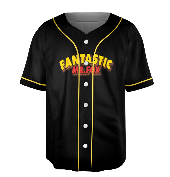 Fantastic Mr. Fox Original Art Baseball Jersey - Image 3