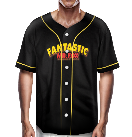 Fantastic Mr. Fox Original Art Baseball Jersey - Image 4