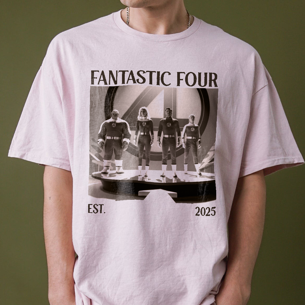 Vintage The Fantastic Four First Steps Shirt, Fantastic Four Sweatshirt, Studio Superhero T-shirt, Reed Richards Sweater - Image 2