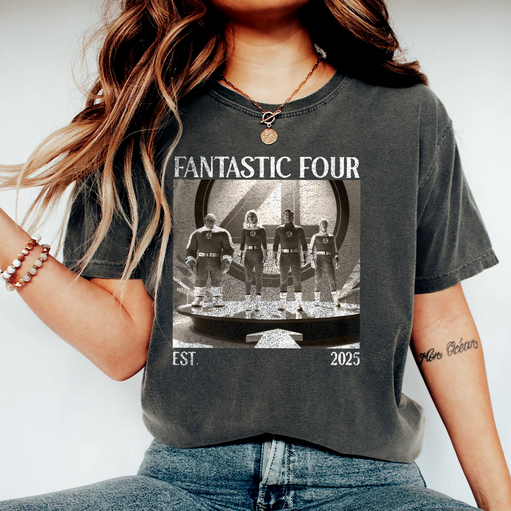 Vintage The Fantastic Four First Steps Shirt, Fantastic Four Sweatshirt, Studio Superhero T-shirt, Reed Richards Sweater - Image 3