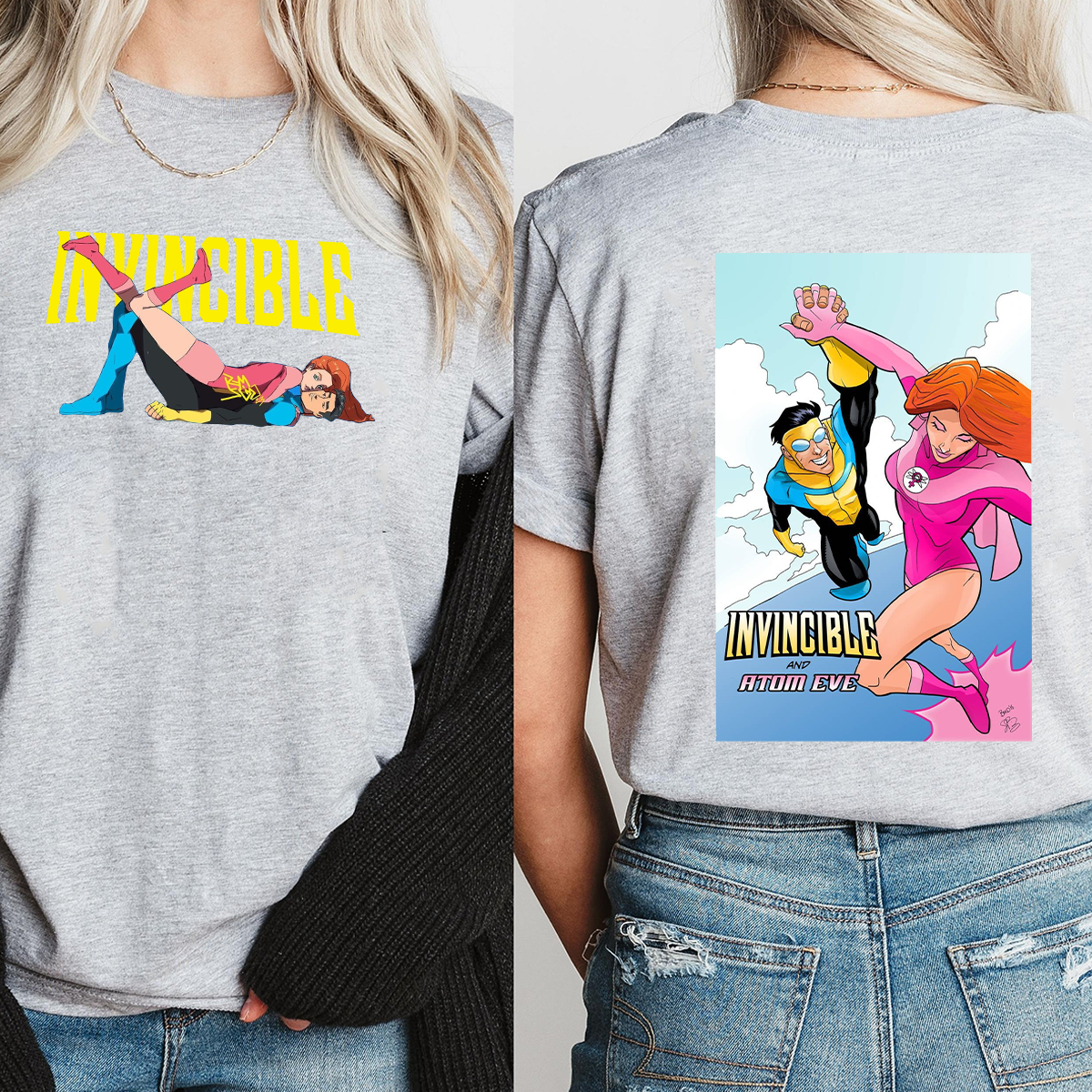 Invincible Mark Shirt, Superhero Costume, Comic Book Fan Gift For Her Him, Movie Sweatshirt - Image 2