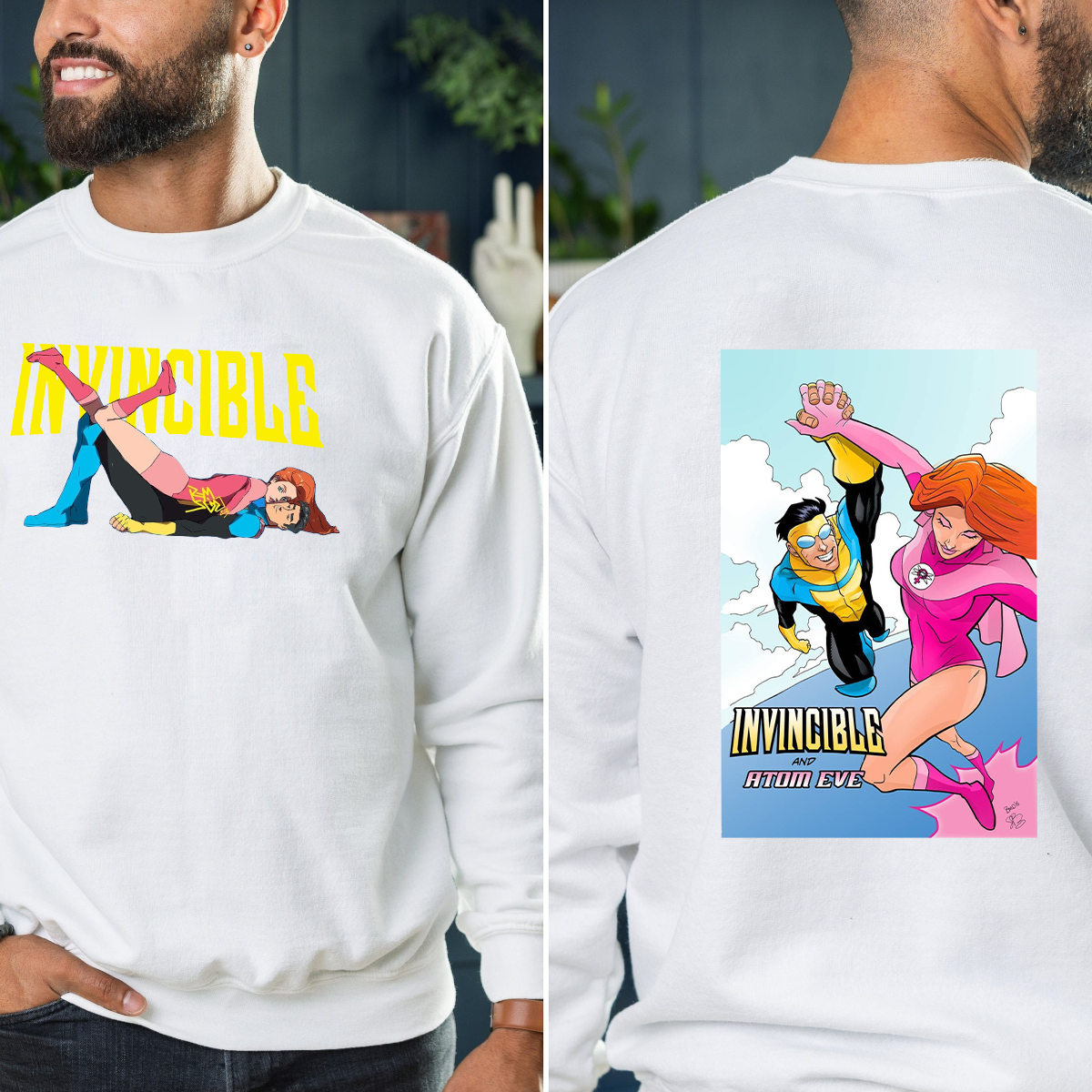 Invincible Mark Shirt, Superhero Costume, Comic Book Fan Gift For Her Him, Movie Sweatshirt - Image 4