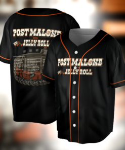 Posty Tour Baseball Jersey, Big Ass Stadium Tour Jersey, Posty 2025 Tour,Jelly Roll Tour