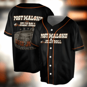 Posty Tour Baseball Jersey, Big Ass Stadium Tour Jersey, Posty 2025 Tour,Jelly Roll Tour