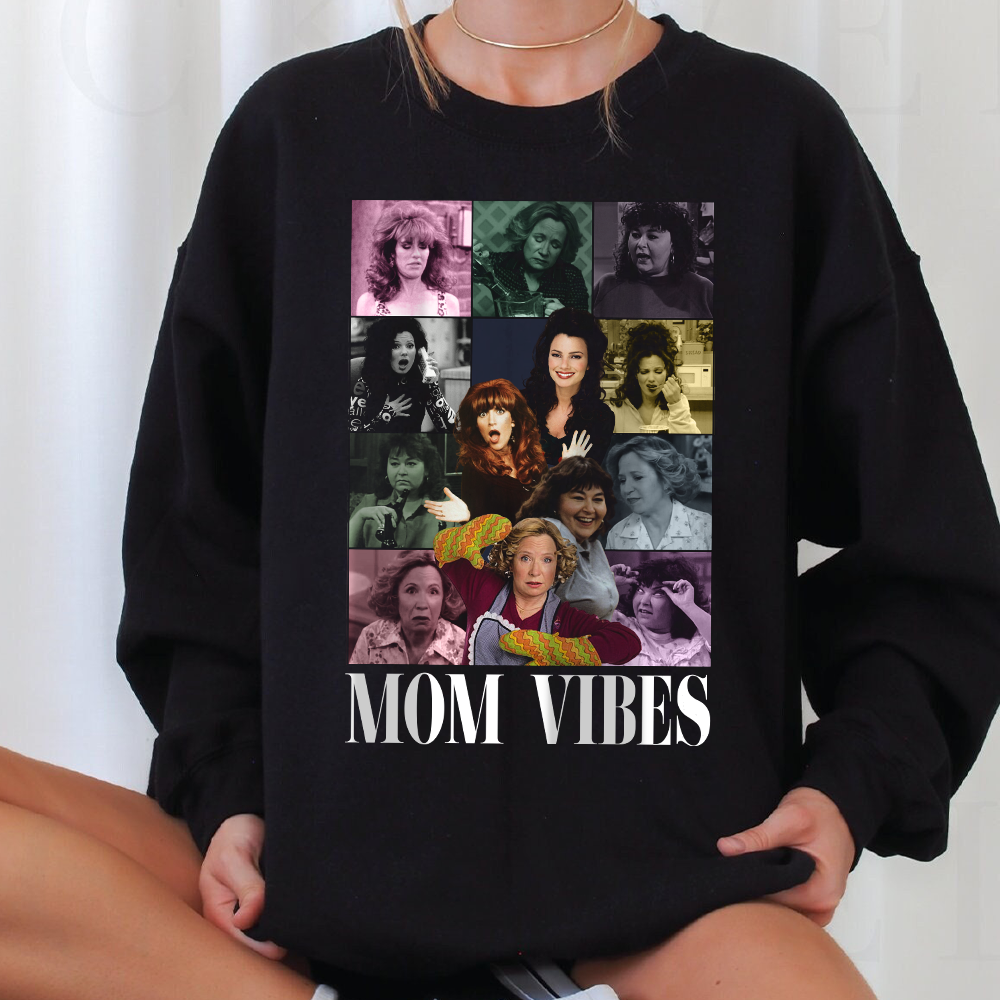 90’S Mom Vibes Shirt, Funny Mom Shirts, iconic Mom T-Shirt, Funny Moms Club Shirt, Gift for Mom, Mother's Day Shirt Gift - Image 3