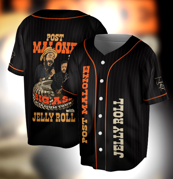 Vintage Post Malone Baseball Jersey, Malone Rap Music Jersey, F1 Trillion Tour Jersey, Posty Rapper Jersey