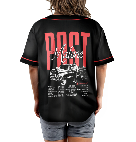 Jersey Vintage Post Malone Shirt, Malone Rap Music Jersey, F1 Trillion Tour Shirt, Posty Rapper Shirt, Malone Music The Album - Image 3