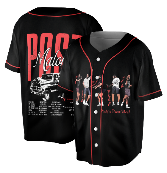 Jersey Vintage Post Malone Shirt, Malone Rap Music Jersey, F1 Trillion Tour Shirt, Posty Rapper Shirt, Malone Music The Album - Image 4