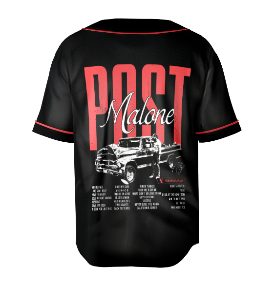 Jersey Vintage Post Malone Shirt, Malone Rap Music Jersey, F1 Trillion Tour Shirt, Posty Rapper Shirt, Malone Music The Album - Image 6