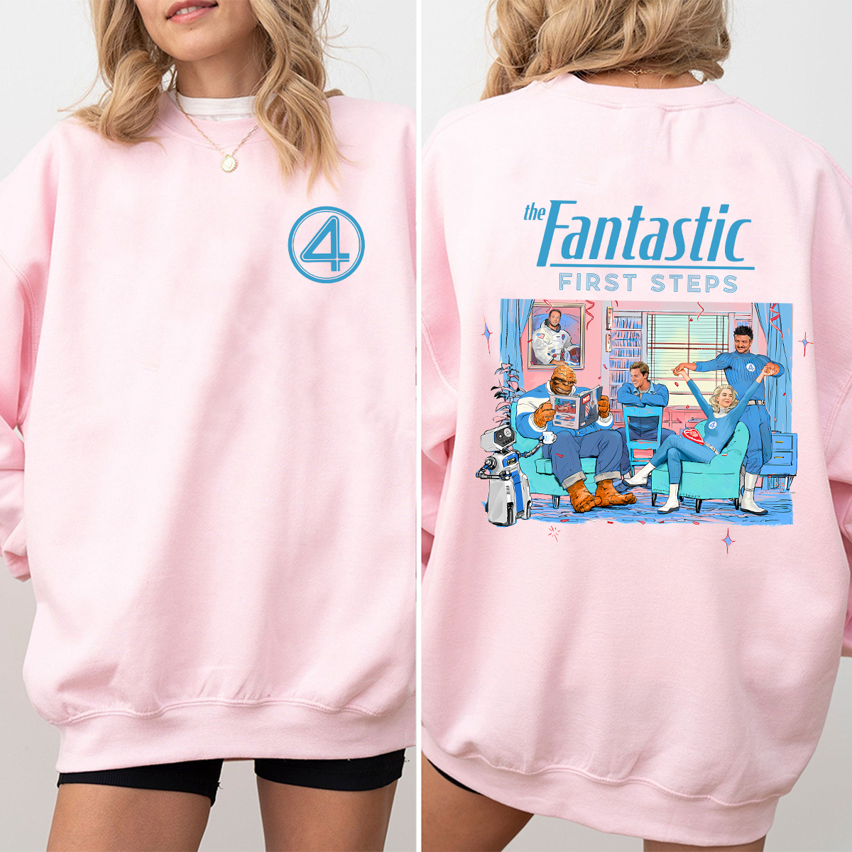 The Fantastic Four First Steps Shirt, Fantastic Four Shirt, Avengers Superhero Studio Shirt, Reed Richards Shirt, Superhero Shirt - Image 3